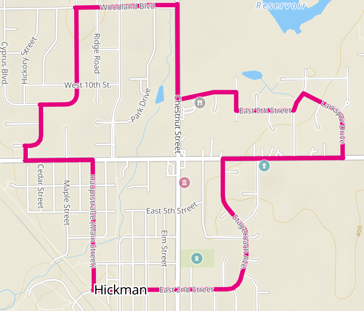 Trolley & Parade Routes Hickman Area Chamber of Commerce